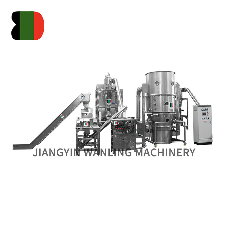 WFL Cocoa Granule Making Fluid Bed Granulator