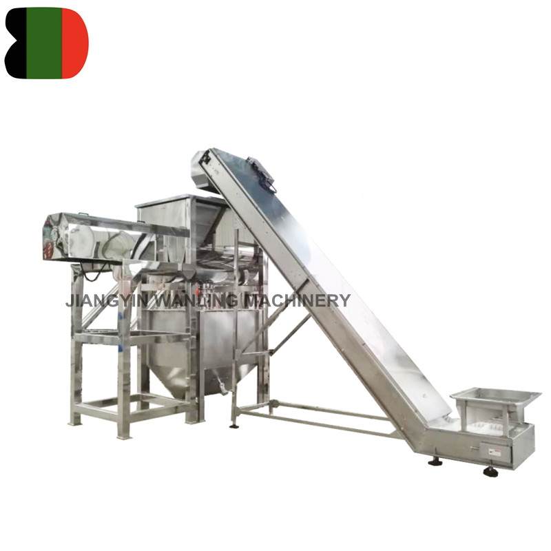 WLLD 1000kg industrial dry powder ribbon mixer machine