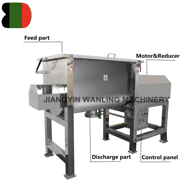 WLLD Horizontal Food Powder Ribbon Mixer Blender