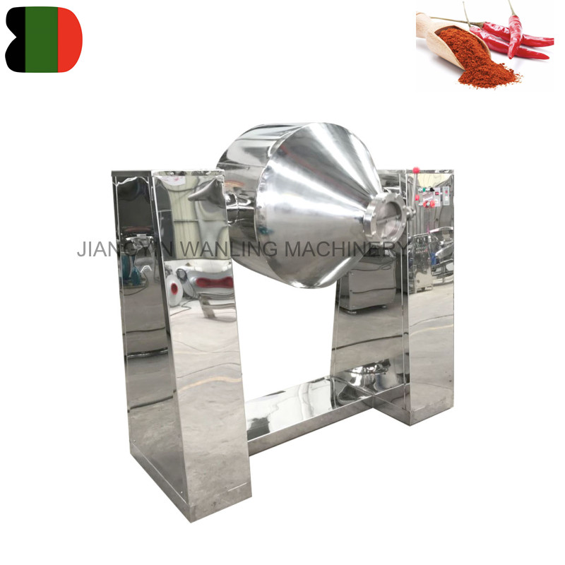 WLW double cone dry powder barrel mixer